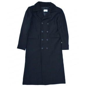 James Keziah Delaney | Taboo Tom Hardy Black Wool Long Coat